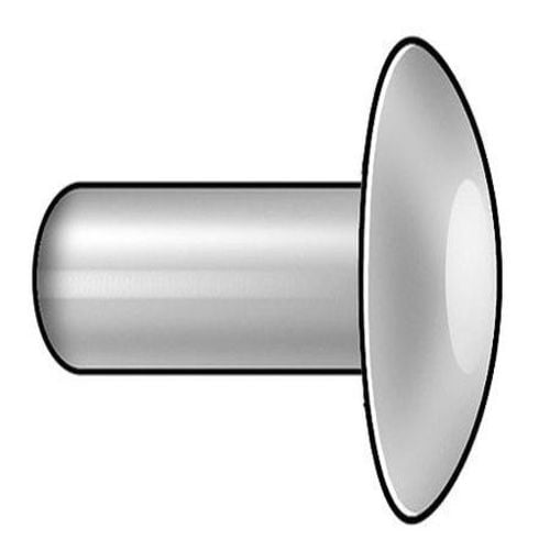 3/16 Dia Rivet Round PK100 5/16 L 3/16 Dia Rivet Round PK100 5/16 L